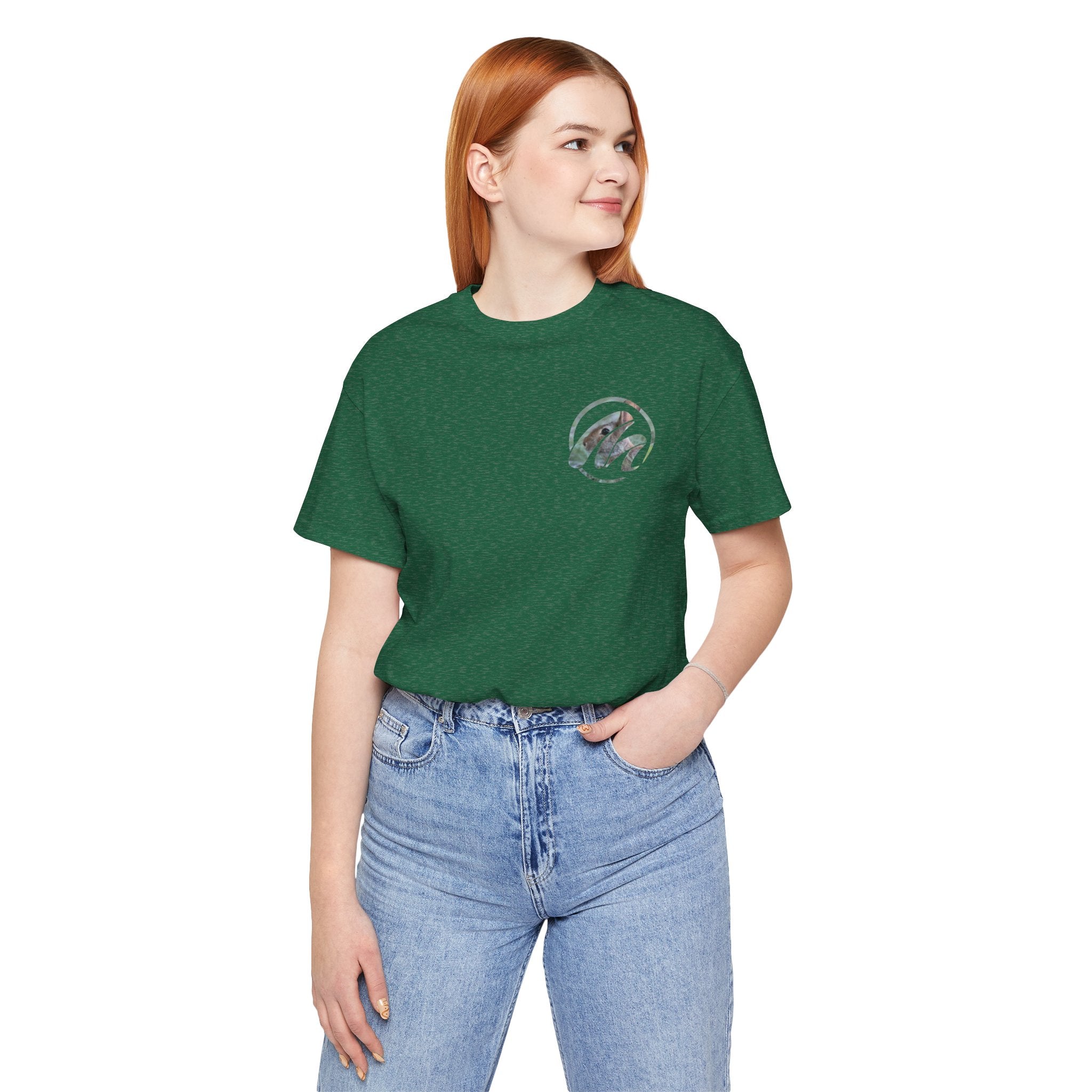 Eco-Friendly Unisex Jersey Tee with Nature-Inspired Design - Perfect for Outdoor Lovers
