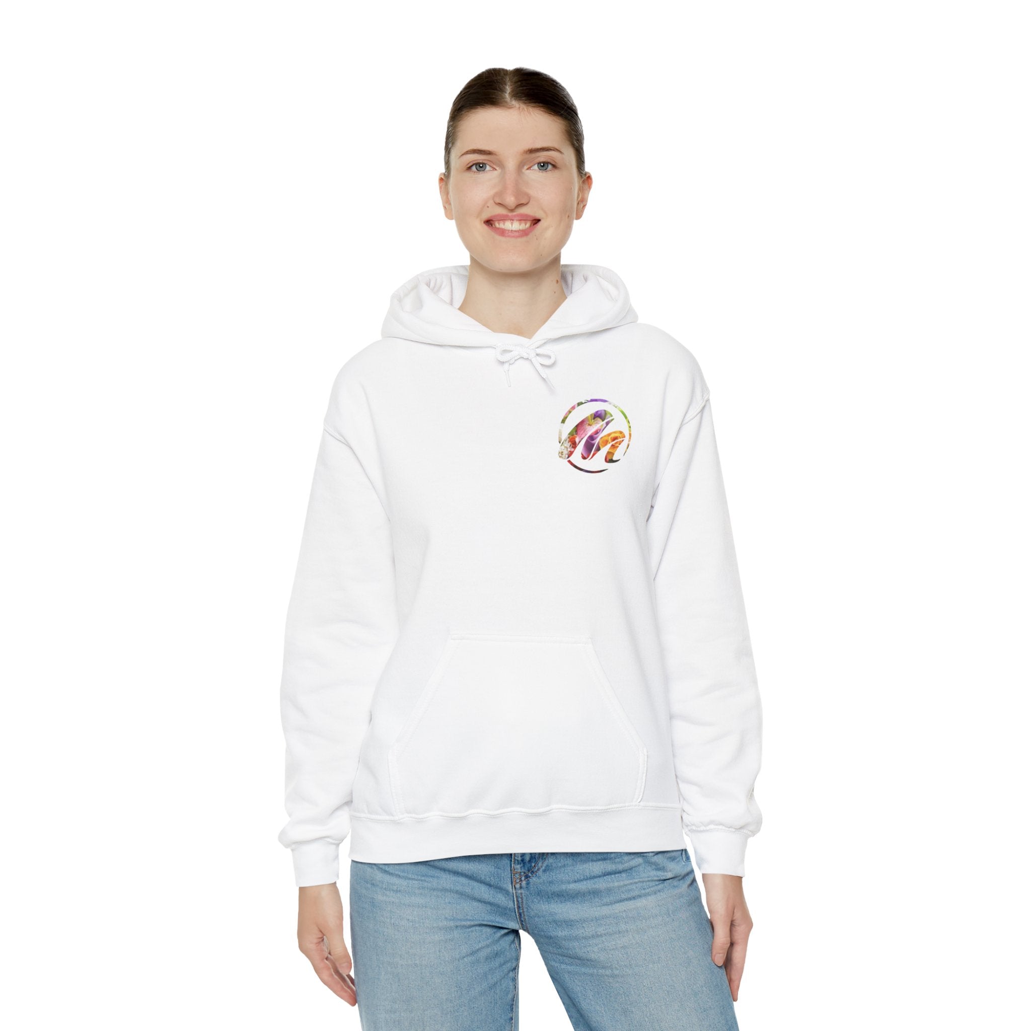 Inspirational Hooded Sweatshirt - 'Never Give Up'