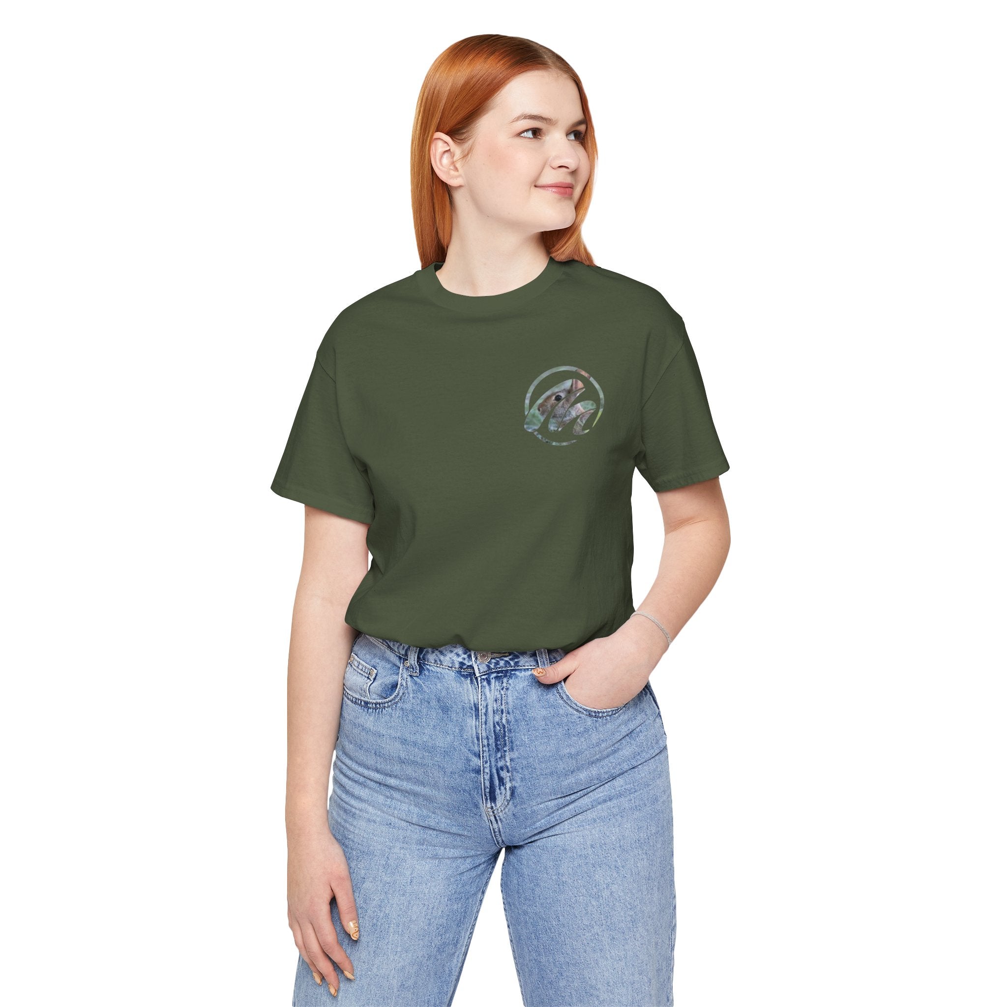 Eco-Friendly Unisex Jersey Tee with Nature-Inspired Design - Perfect for Outdoor Lovers