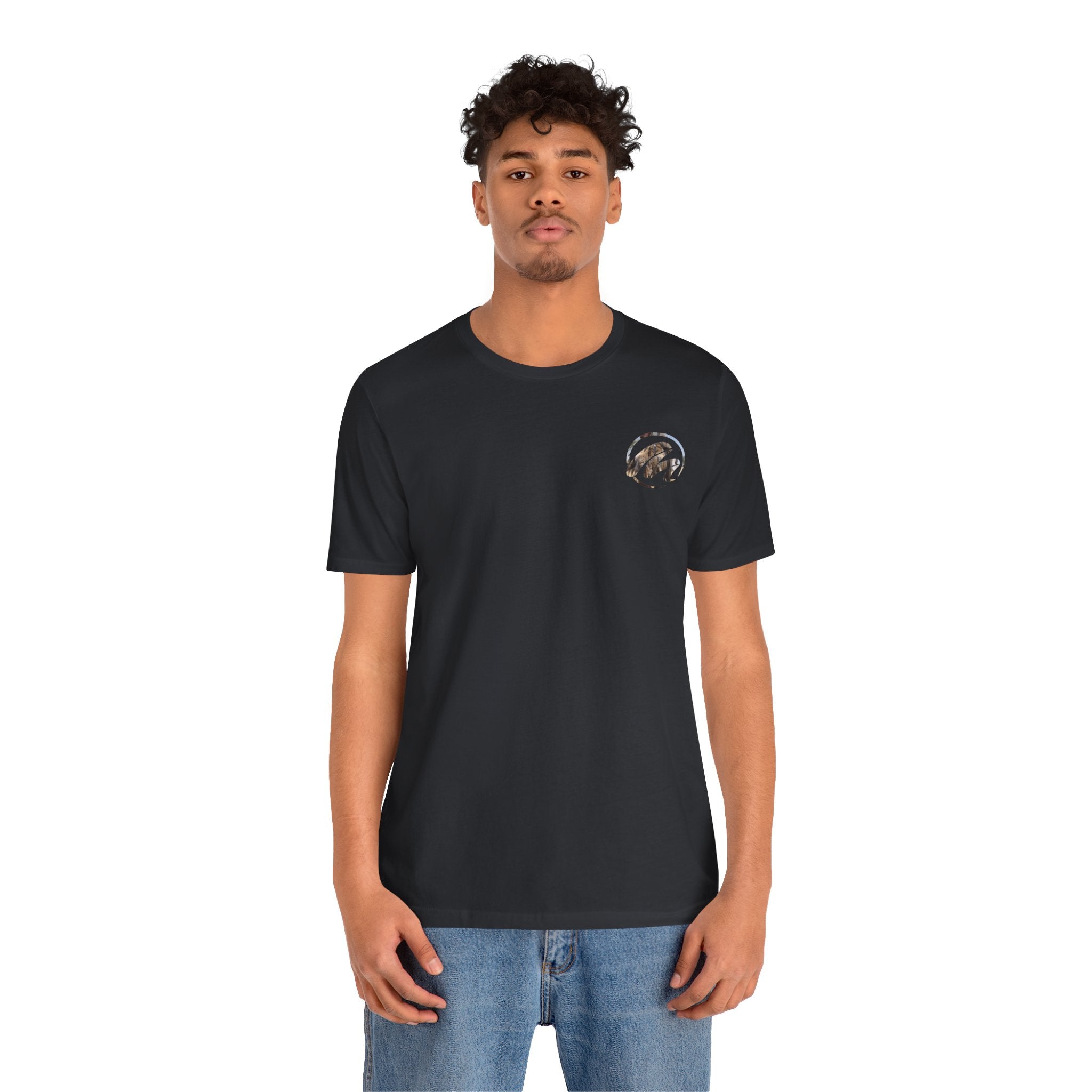 Unisex Jersey Tee - 'Never Give Up' Motivational Graphic T-Shirt for Inspiration