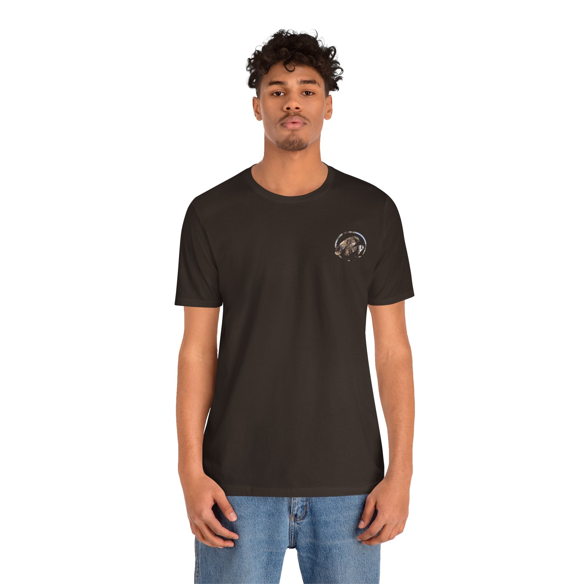 Unisex Jersey Tee - 'Never Give Up' Motivational Graphic T-Shirt for Inspiration