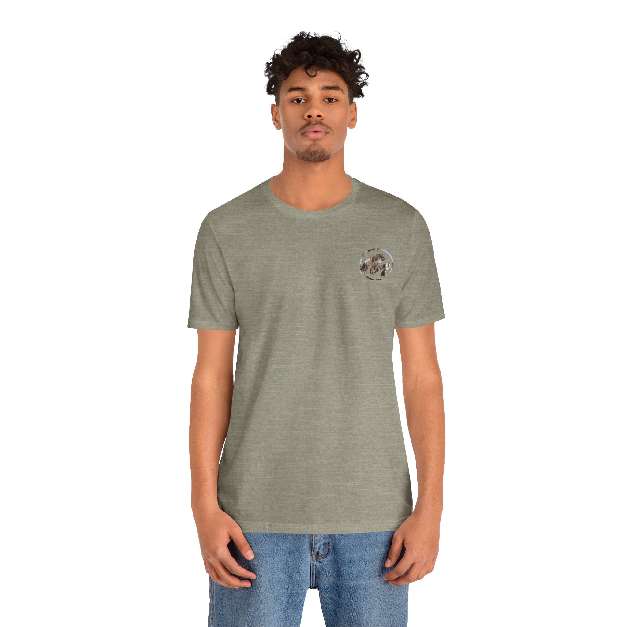 Unisex Jersey Tee - 'Never Give Up' Motivational Graphic T-Shirt for Inspiration