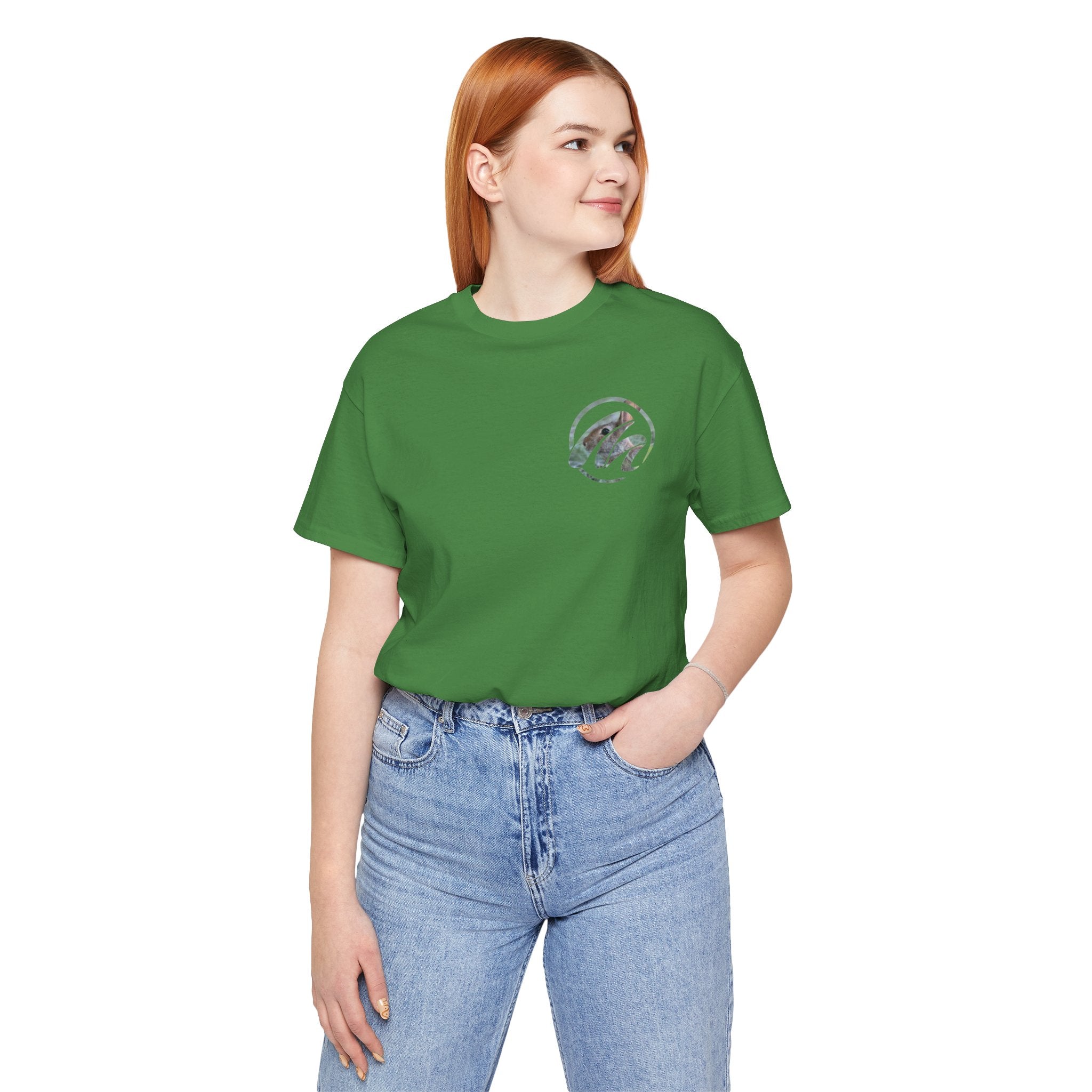 Eco-Friendly Unisex Jersey Tee with Nature-Inspired Design - Perfect for Outdoor Lovers