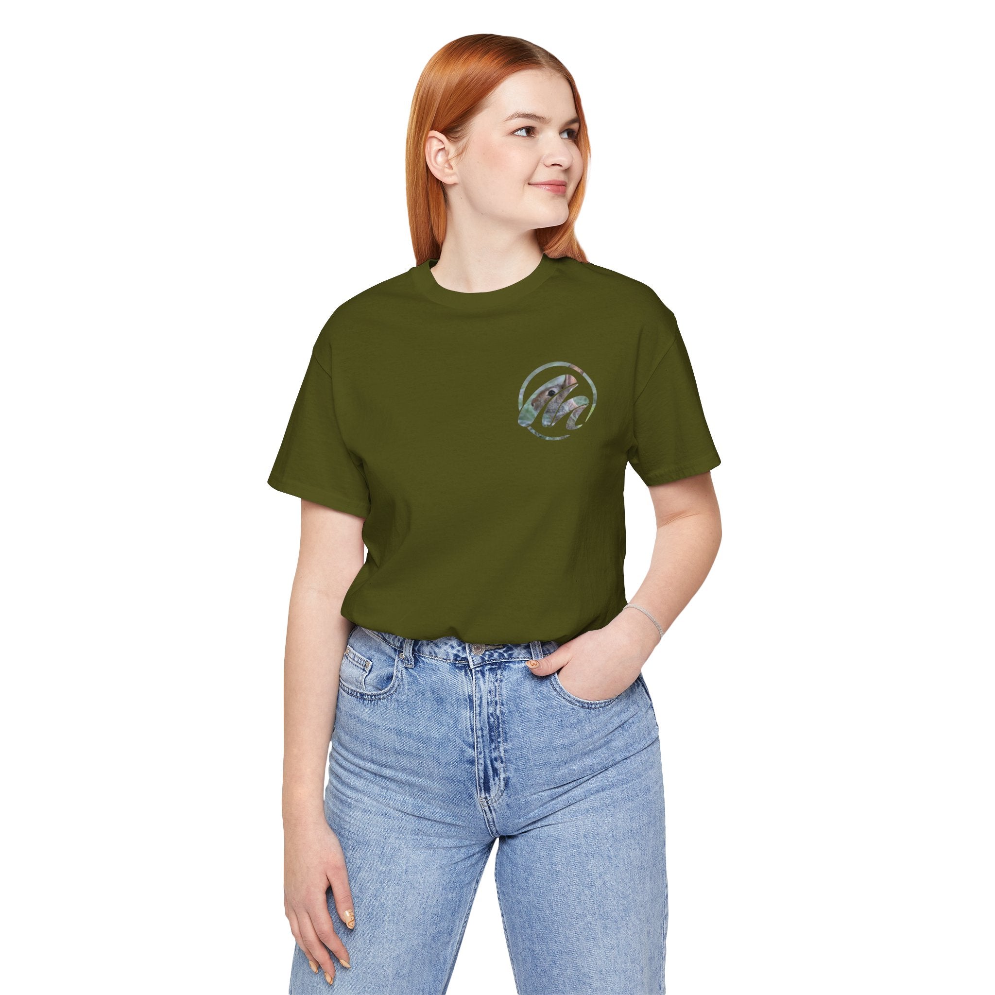 Eco-Friendly Unisex Jersey Tee with Nature-Inspired Design - Perfect for Outdoor Lovers