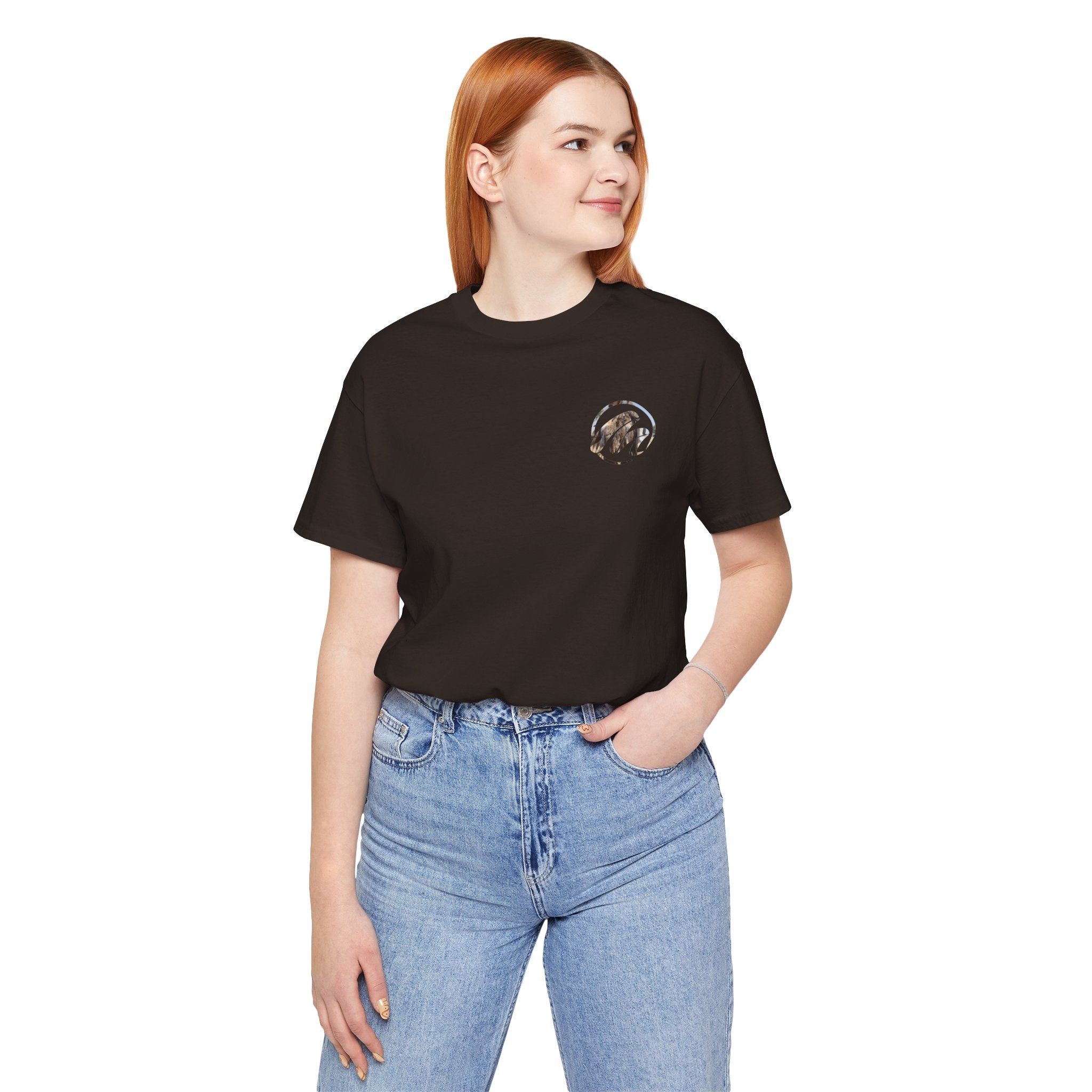 Unisex Jersey Tee - 'Never Give Up' Motivational Graphic T-Shirt for Inspiration