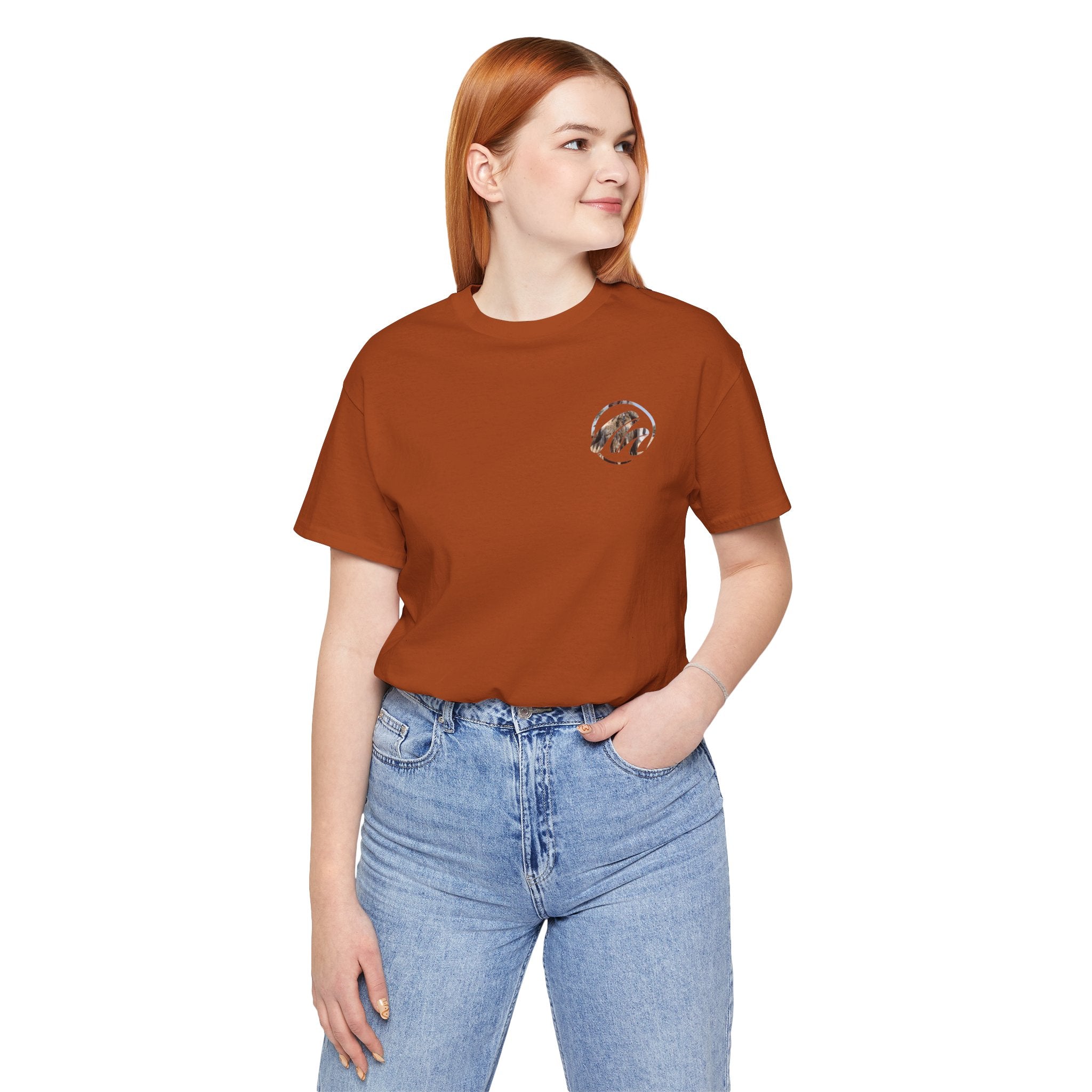 Unisex Jersey Tee - 'Never Give Up' Motivational Graphic T-Shirt for Inspiration