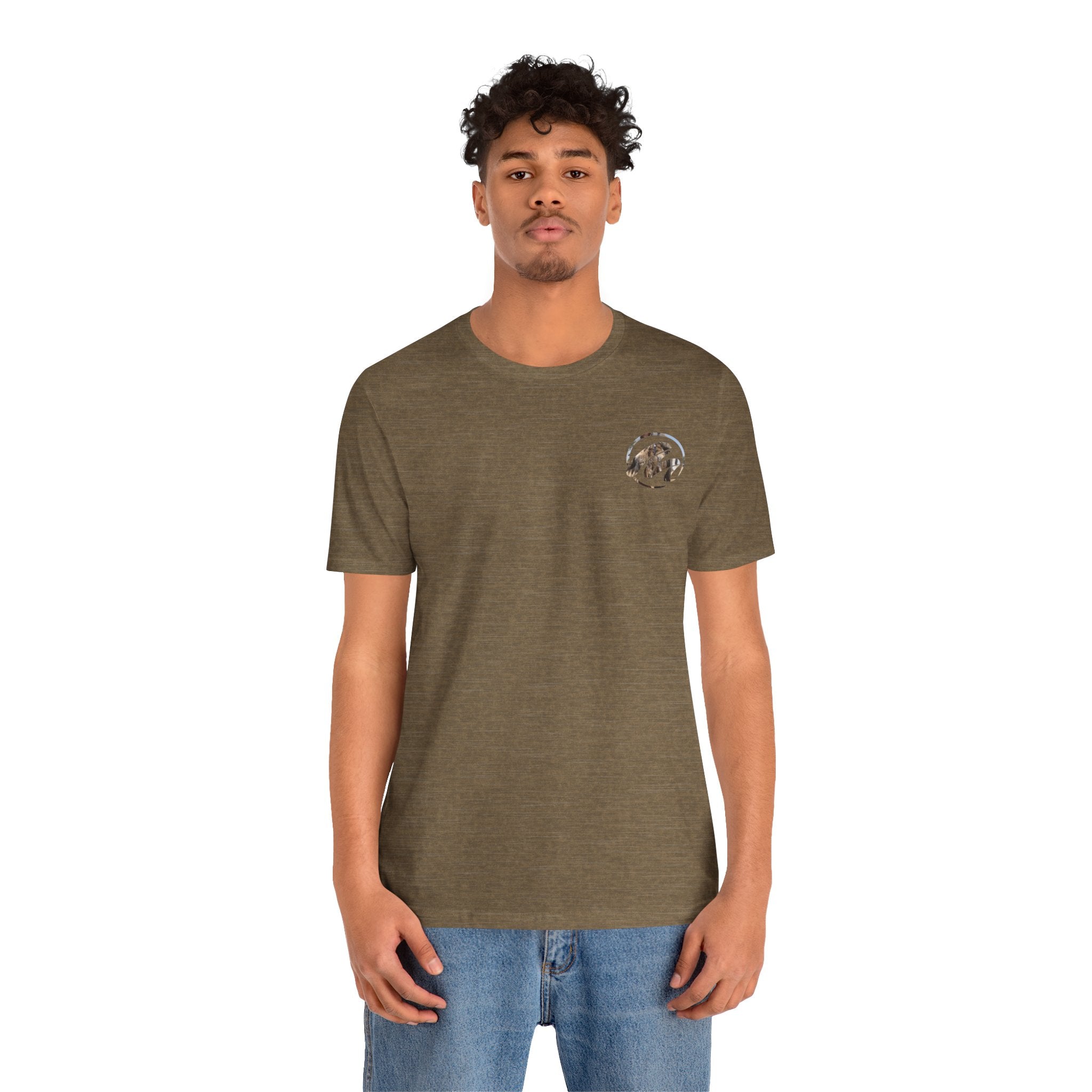 Unisex Jersey Tee - 'Never Give Up' Motivational Graphic T-Shirt for Inspiration