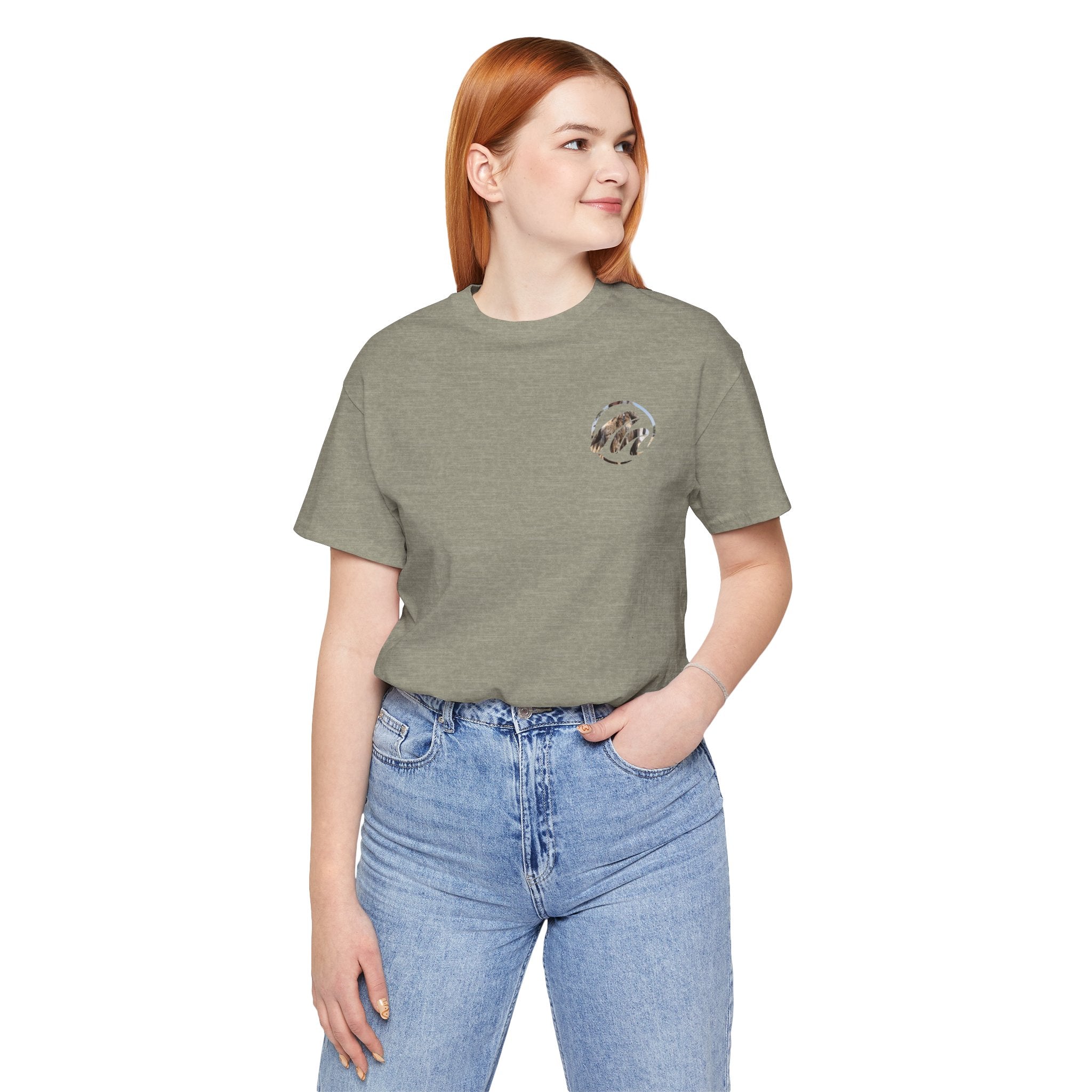 Unisex Jersey Tee - 'Never Give Up' Motivational Graphic T-Shirt for Inspiration