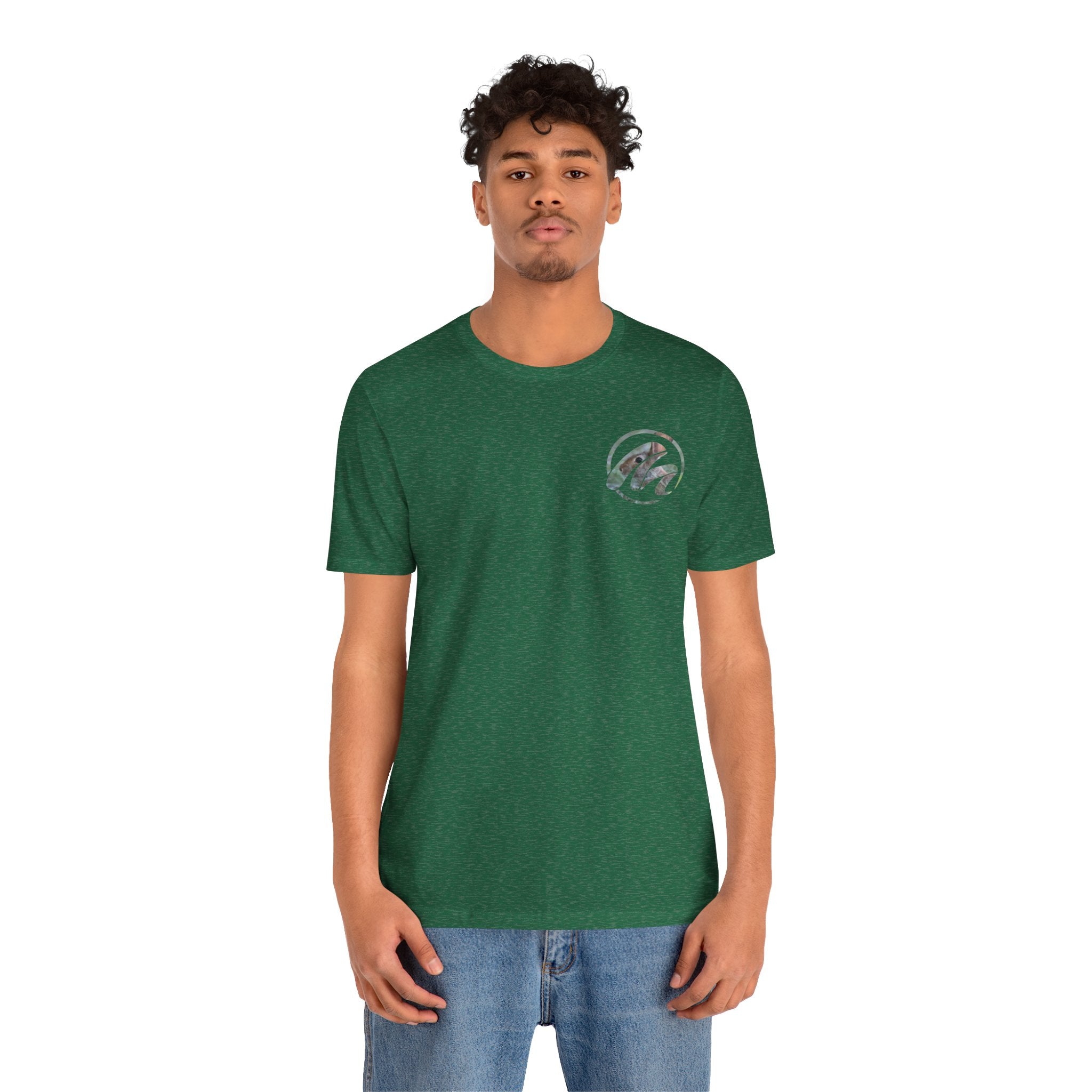 Eco-Friendly Unisex Jersey Tee with Nature-Inspired Design - Perfect for Outdoor Lovers